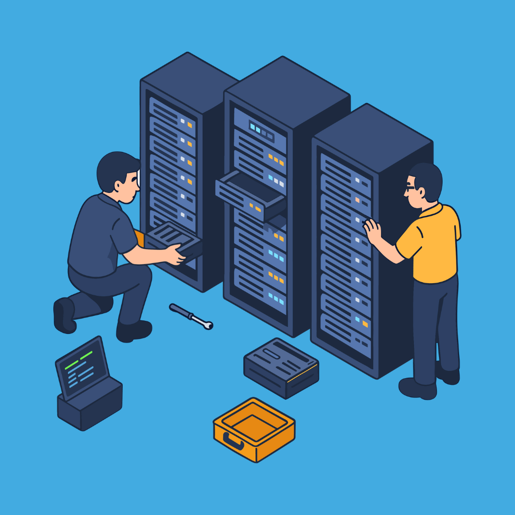 Data center racks & cabinets: standard sizes, load ratings, earthing, airflow